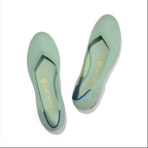 Rothy’s The Flat Women's Size US 10 Mint Round Toe Classic Slip On Shoes